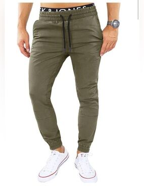 Jack & Jones Men’s Vega Tapered Jogger Pants Olive 32x32